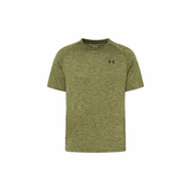 UNDER ARMOUR Funkcionalna majica Tech 2.0  večbarvno zelena / črna
