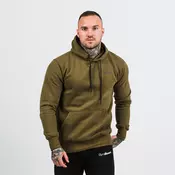 GymBeam Dukserica Athlete Military Green Black