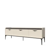 Jela TV Komoda Soffy TV197-3F/SF, 200x65x50cm, Prljavo bela