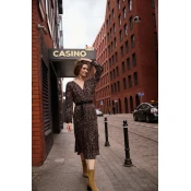 Marisse WOMENS DRESS Z-SU-4805 COFFEE