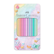 Faber-Castell - Barvice Faber-Castell Sparkle Pastel, 12 kosov