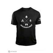 MTBIKER CONSIDERATION majica s kratkimi rokavi, črna (S)