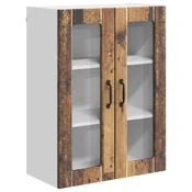 Vidaxl Stenski stekleni omarica LUCCA Star les 60 x 31 x 80 cm