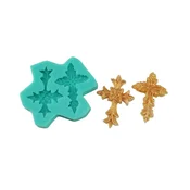 3D silikonski kalup CROSS CROSSES vzorec 613