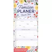 Deko-Familienplaner Flower Time 2027