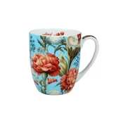 Carmani, porcelanasta skodelica Camio 380 ml - rože, vzorec 3