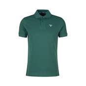Barbour Majica  svetlo modra / temno zelena / bela