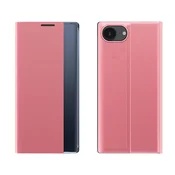 slomart Etui New Sleep Case ovitek z zgibnim pokrovom in stojalom za iPhone 16e - roza
