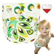 shumee Plenice za večkratno uporabo MINI ŽEP BAMBUS PEACOCK Plenice NappiMe