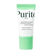 Purito SEOUL Wonder Releaf Centella dnevni losjon za sončenje SPF 50+ PA++++ MINI - lahka krema za zaščito pred soncem MINI 15ml
