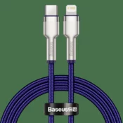 USB-C cable for Lightning Baseus Cafule, PD, 20W, 1m (green)