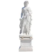Casa Padrino Antique Style Marble Sculpture Roman White H. 203 cm