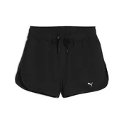 Womens Puma High-Rise Swim Shorts (1-Pack), Black, Size XS, Sport