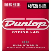 Dunlop DBHYN45125 String Lab Hybrid Nickel Strune za 5 strunsko bas kitaro (Kot novo)