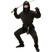 shumee Kostum Črni NINJA Japonski bojevnik Samuraj Karnevalski ples 11-13 let