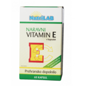 Nutrilab Naravni vitamin E, 60 kapsul