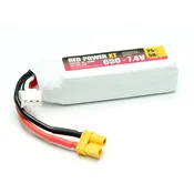 Red Power Red Power lipo akumulatorski paket za modele 7.4 V 650 mAh 25 C mehka torba XT30, (20439500)