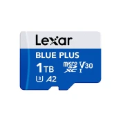 Lexar Spominska kartica BLUE PLUS, Micro SDXC, 1TB, 170MB/s, U3, V30, A2, UHS-I, z adapterjem
