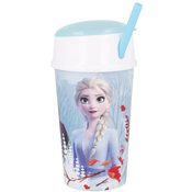 Šalica sa slamkom i poklopcem Stor - Frozen, 400 ml