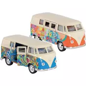 Metalni autic Goki - Volkswagen T1 Bus 1963, 1:34, asortiman