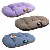 FERPLAST Jastuk Relax, pamuk, mix boja: plava/ljubicasta/smeda - 65/6 (65x42cm)
