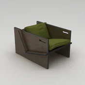 Hanah Home Fotelja Winner, 74x57x92 cm, Braon