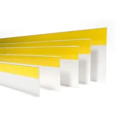 shumee DQ-PP FENSTERLEISTE - 10m Länge - 60mm Breite - 1.5mm Stärke - Weiss - Fensterleisten Flachleisten Kunststoffleisten Profileleisten Abschlussleisten