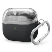 Infostyle Elago duo silikonsko-TPU ovitek za Samsung Galaxy Buds 3/3 Pro/3 FE – črno-prozorna