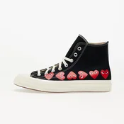 Sneakers Converse x Comme des Garçons PLAY Chuck 70 Hi Multi Heart Black/ Hi Risk Red/ Egret EUR 42