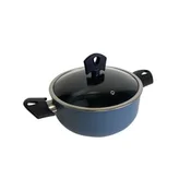 San Ignacio Pekač s pokrovom in neprijemljivo površino NOIA 20 cm modri BGEU-6960
