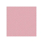 Serviete za dekupažo - White Dots on Pink - 1 kos