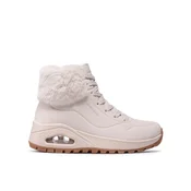 SKECHERS ženski polškornji UNO RUGGED, bež
