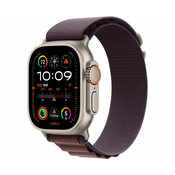 Apple Watch Ultra 2 (GPS + Cellular) 49mm Titanium Case with Indigo Alpine Loop - Small - Titanium