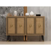 Hanah Home Komoda Ansel 120x80x30cm Hrast