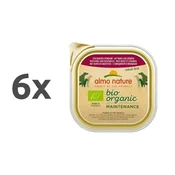 Almo Nature Bio Organic - govedina in zelenjava 6 x 100 g