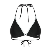 Karl Lagerfeld Bikini zgornji del črna/bela