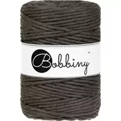 Bobbiny Macrame Cord 5 mm 100 m Espresso Vrvica