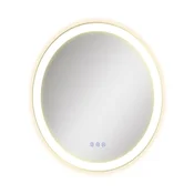 Songmics Kopalniško ogledalo 61x2.4x61 cm belo