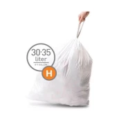 SimpleHuman CW0168 H-tip vrecice za kantu za smece, dopuna (20kom)