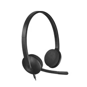 Logitech 981-000507 H340 USB slušalke s kablom črna