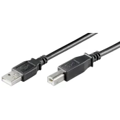 MicroConnet Kabel USB A-B 2.0, 5m