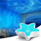StarLume™ LED projektor v obliki morske zvezde z daljincem