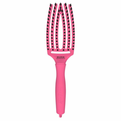 Krtača za lase FingerBrush Combo Medium Hot Pink