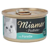 MIAMOR Pazeta Losos - mokra hrana za mačke - 85g