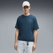 PUMA Graphics Relaxed Stacked Tee Men, Clothing, Midnight Petrol, XS