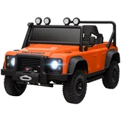 Homestar Otroški električni avto za vožnjo 115x61x61 cm oranžen