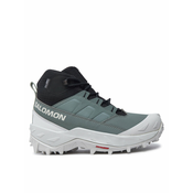 Salomon Trekking čevlji Crosstrak Waterproof L47570400 Zelena