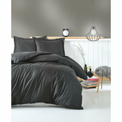 L`ESSENTIEL MAISON Satenska posteljina (200x220) Stripe Anthracite