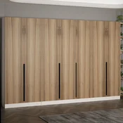 Hanah Home Ormar Noah-8281, 315x210x35 cm, Boje hrasta