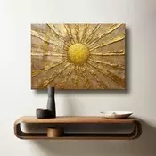 Wallity Dekorativna slika na kaljenom staklu Camtbl-090, 70 x 100 cm, Šarena